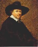 Gerard ter Borch the Younger Bildnis des Malers van Goyen oil on canvas